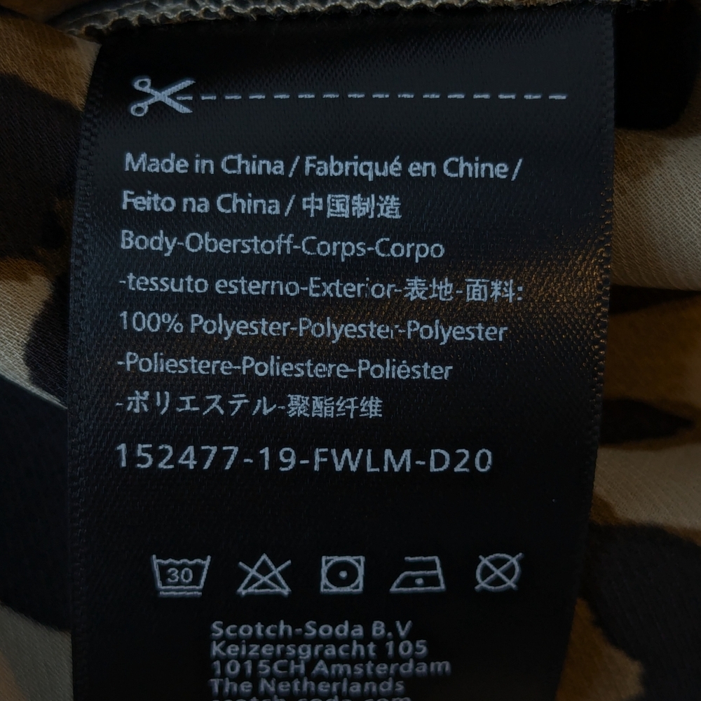 Scotch & Soda • Leopard Print Bow Blouse - Picture 11 of 12